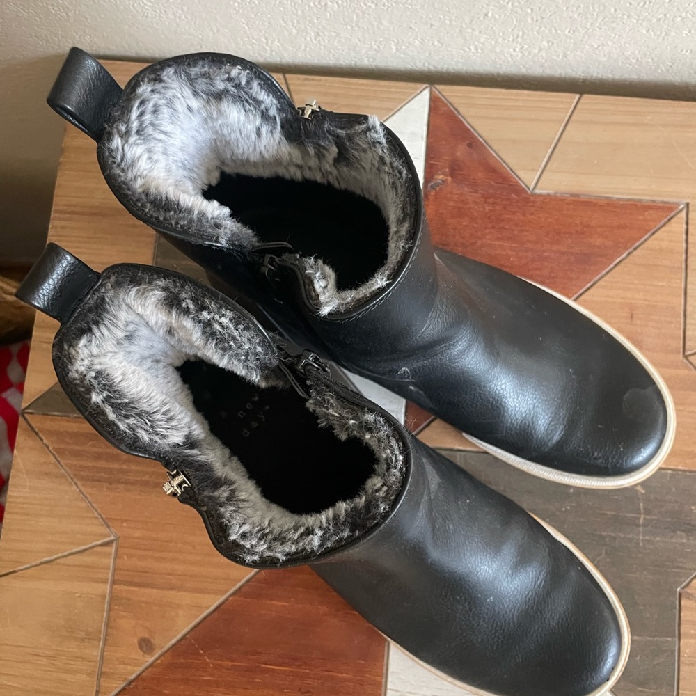 Target fur lined rain boots